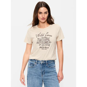 Old Navy EveryWear Crew-Neck Graphic Wild Love Roses & Reverie T-Shirt Size 2X